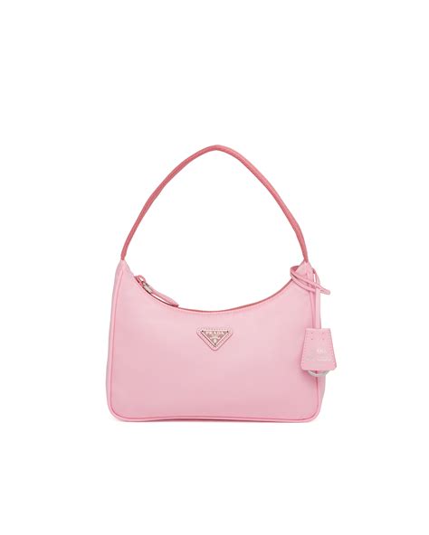 prada pink nylon bag